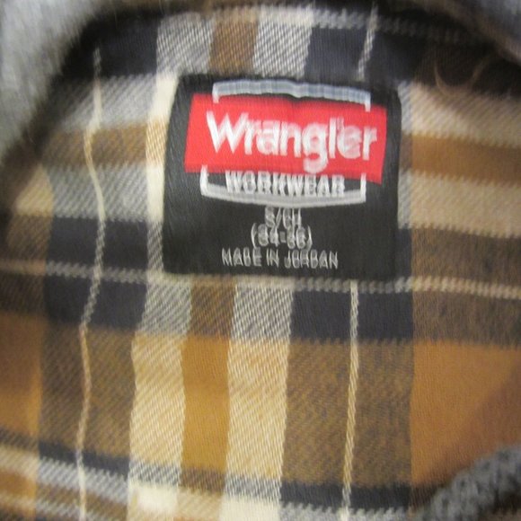 WRANGLER WORKWEAR CANVAS JACKET/SHIRT W/HOOD 2 POCKETS - Picture 7 of 9